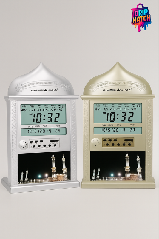 Digital Azaan Clock with Prayer Timings – Islamic Alarm Clock