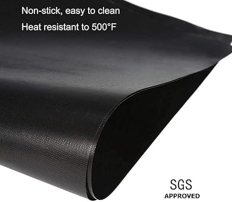 Heat-Resistant Gas Stove Protectors | Reusable Gas Stove Burner Covers | Gas Stove Mat Cooker Protector for Home Kitchen Gas Stove (BLACK)