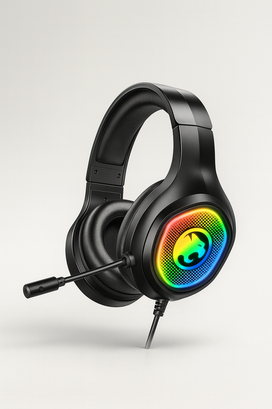 Panther Force PF142 Gaming Headset – USB Wired RGB Headphones with Mic