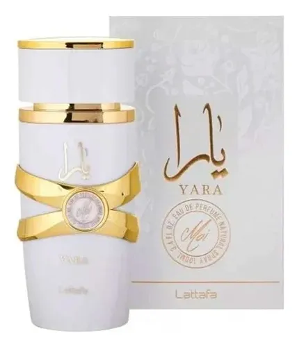 Lattafa Yara Moi White Yara EDP 100ml | Jasmine Peach Amber Caramel Sandalwood Patchouli with Musk Notes