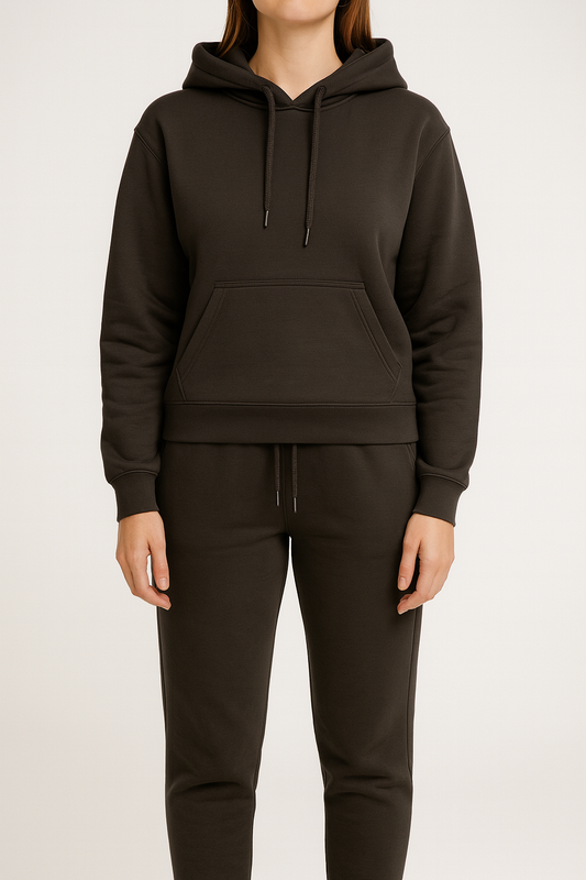 Ladies Pullover Fleece Tracksuit – 300 GSM Hoodie & Jogger Set | Drip Hatch