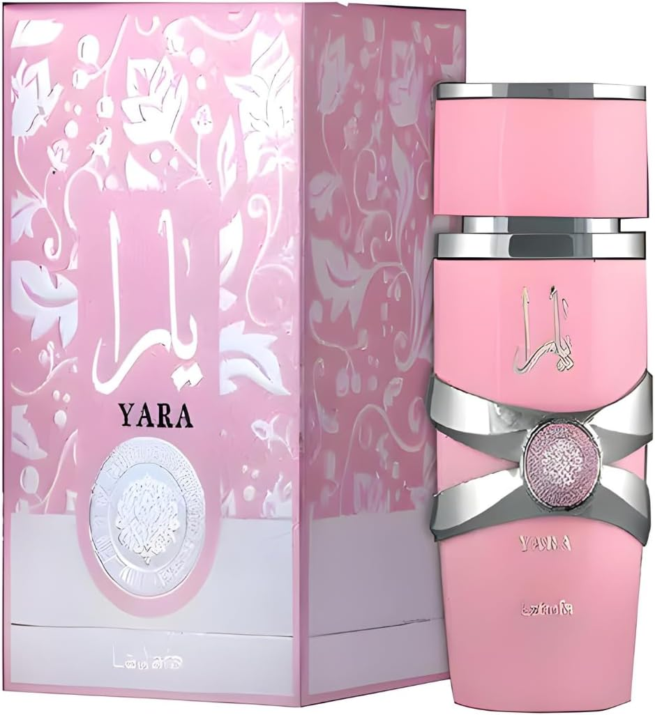 Lattafa Yara Light Pink EDP 100ml | Powdery Rose, White Musk, Vanilla & Delicate Floral Notes