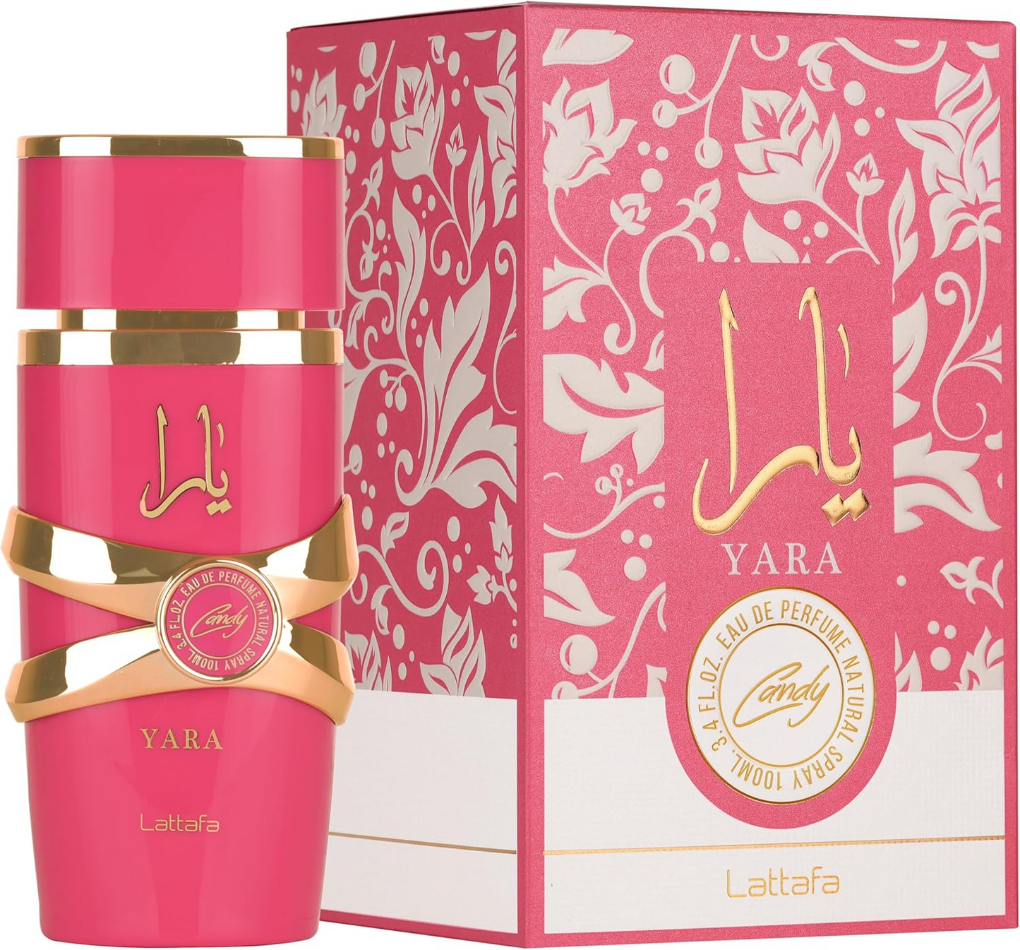 Lattafa Yara Candy EDP 100ml | Sweet Vanilla Berries Caramel Musk with Hints of Floral Delight