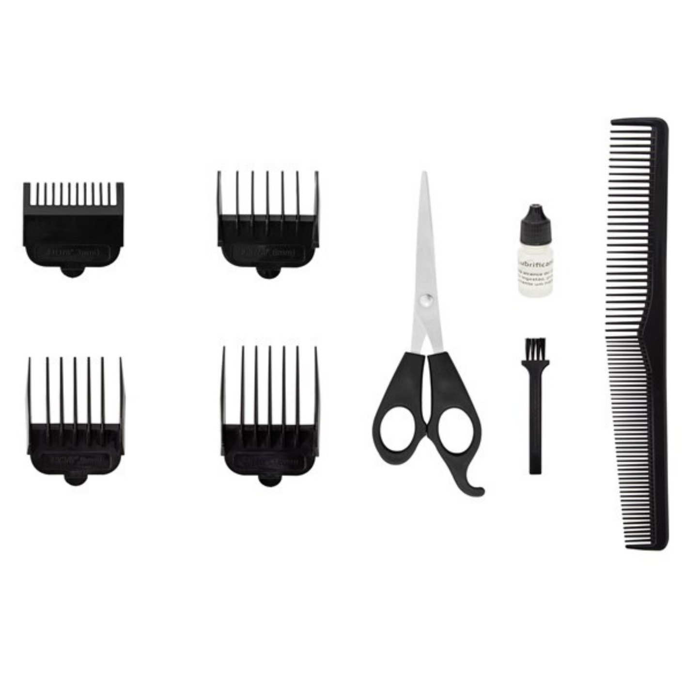 Bauer Hair Clipper Set – Corded Trimmer with 4 Combs, Scissors & Gel