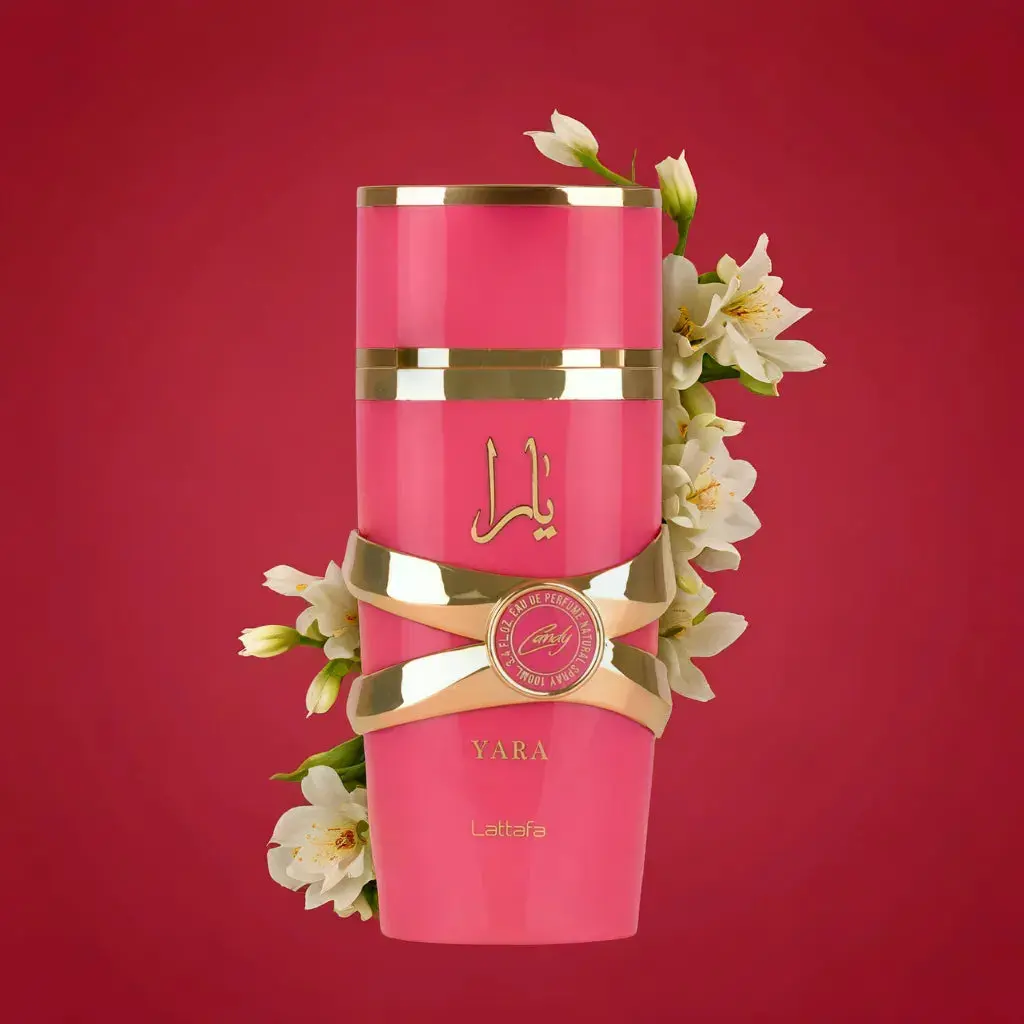 Lattafa Yara Candy EDP 100ml | Sweet Vanilla Berries Caramel Musk with Hints of Floral Delight