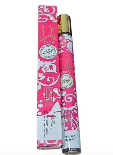 Lattafa Yara Moi Candy 35ml Stick Spray - Long Lasting Portable with Pheromones for Men Women - Clean Vibes Luxe Feels - Alcohol Free Sandalwood vanilla syrup musk and amber Scent