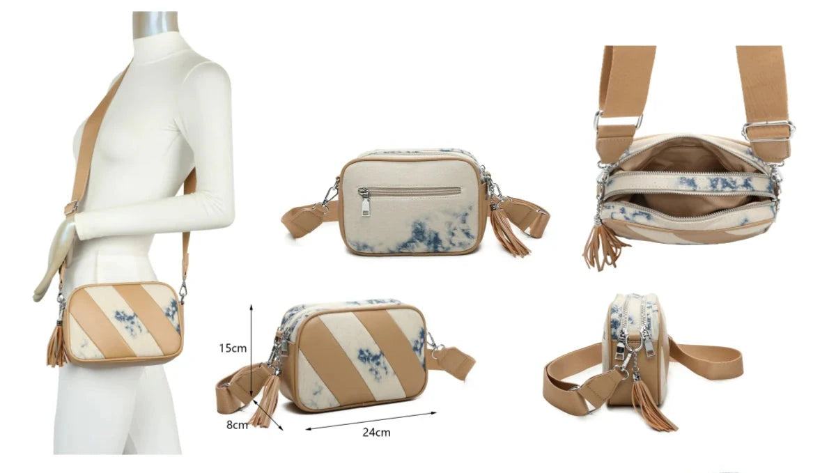 Off-White Crossbody Bag for Women | Minimalist Daily Bag in Offwhite / Khaki Color | Lightweight & Versatile