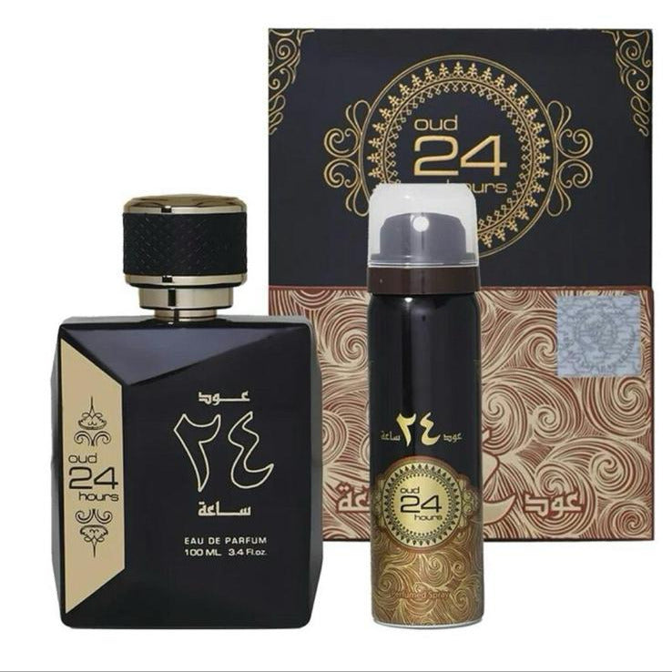 Arabic Perfume Oud 24 Hours Perfume For Men & Women 100ml (Long Lasting Refreshing Fragrance)