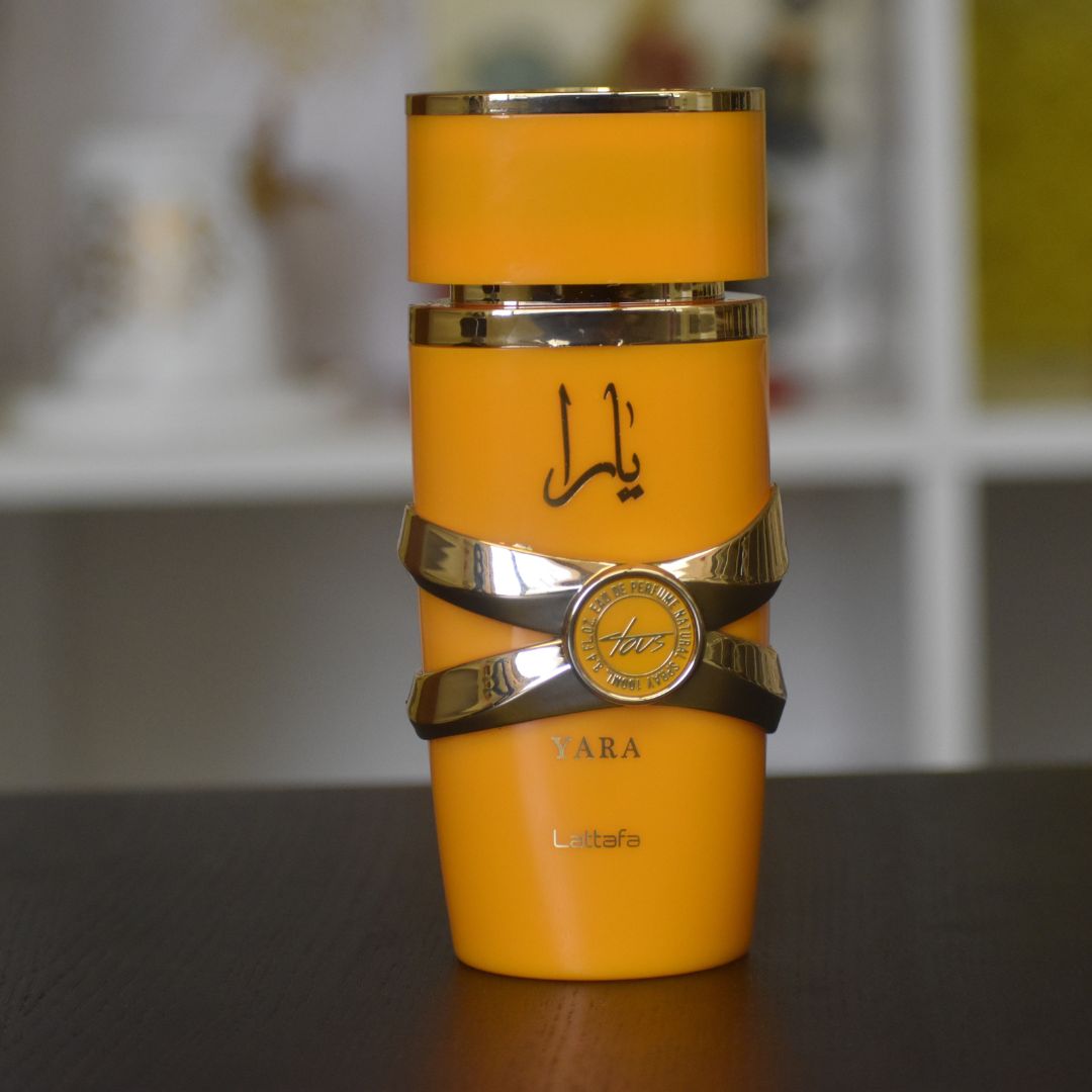 Lattafa Yara Tous - Tropical Fruity Floral Vanilla Eau de Parfum Long Lasting Fragrance for Women 100ml with Musk Notes in Elegant Yellow Glass Bottle