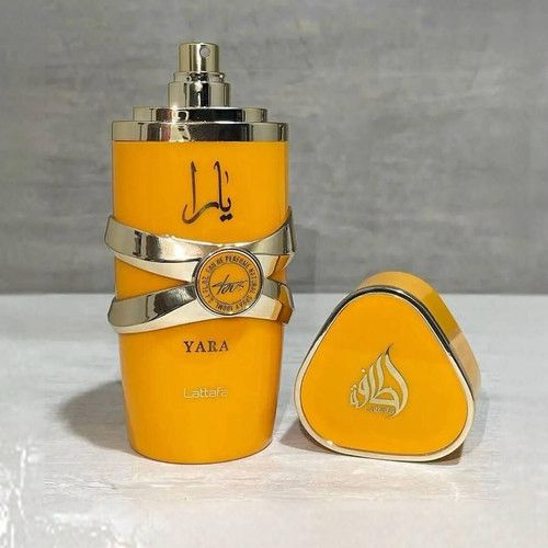 Lattafa Yara Tous - Tropical Fruity Floral Vanilla Eau de Parfum Long Lasting Fragrance for Women 100ml with Musk Notes in Elegant Yellow Glass Bottle