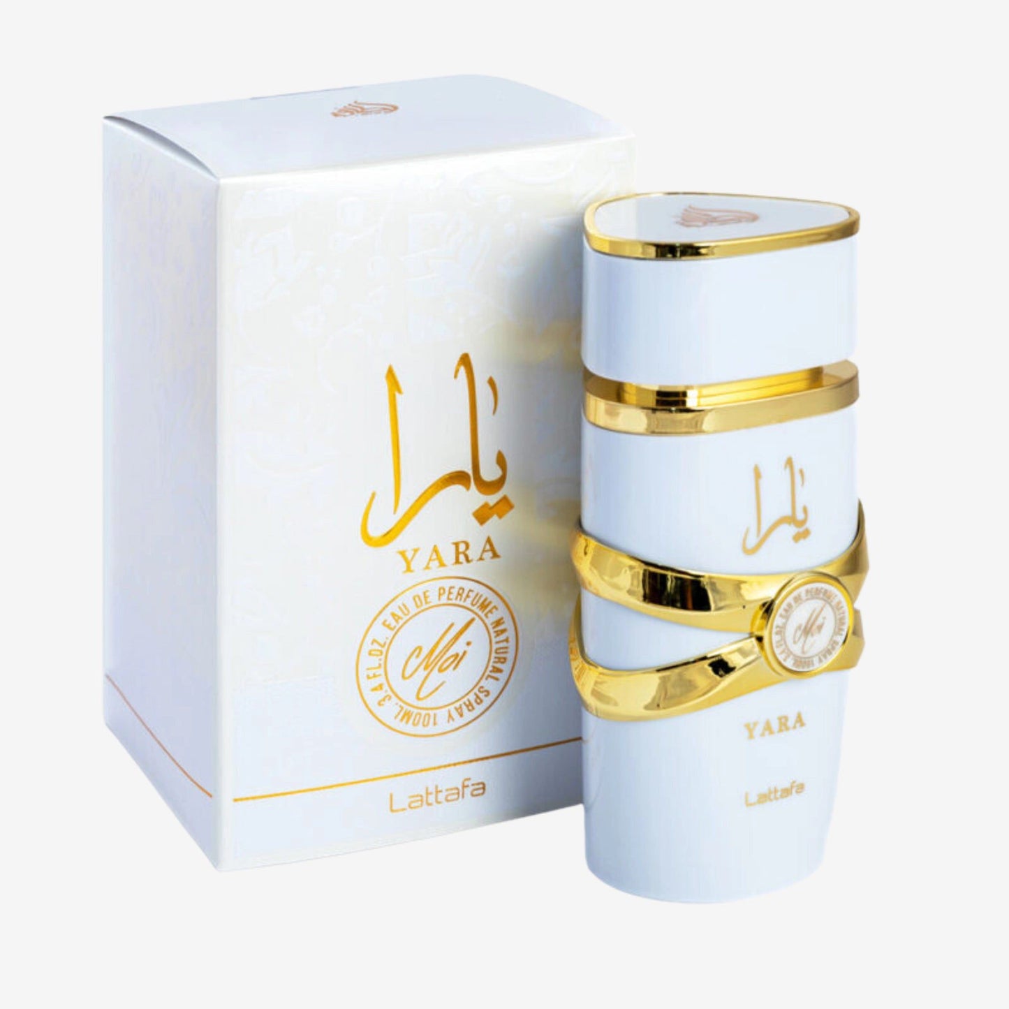 Lattafa Yara 4-Piece Gift Set - 3.4 Fl Oz Each, Musk Fragrance, Tropical & Fruity Scents, Perfect for Gifting