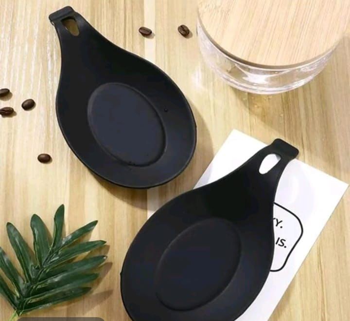 Silicone Heat-Resistant Spoon Rest Utensil Holder