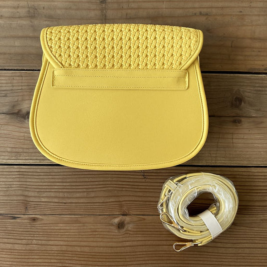 Sunflower Modern Faux Leather Crossbody Bag – Spacious Everyday Shoulder Purse