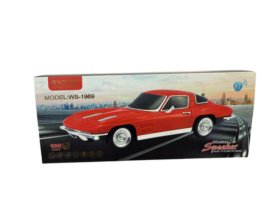 1960s Sports Car Bluetooth Speaker – LED Lights & Moving Wheels
