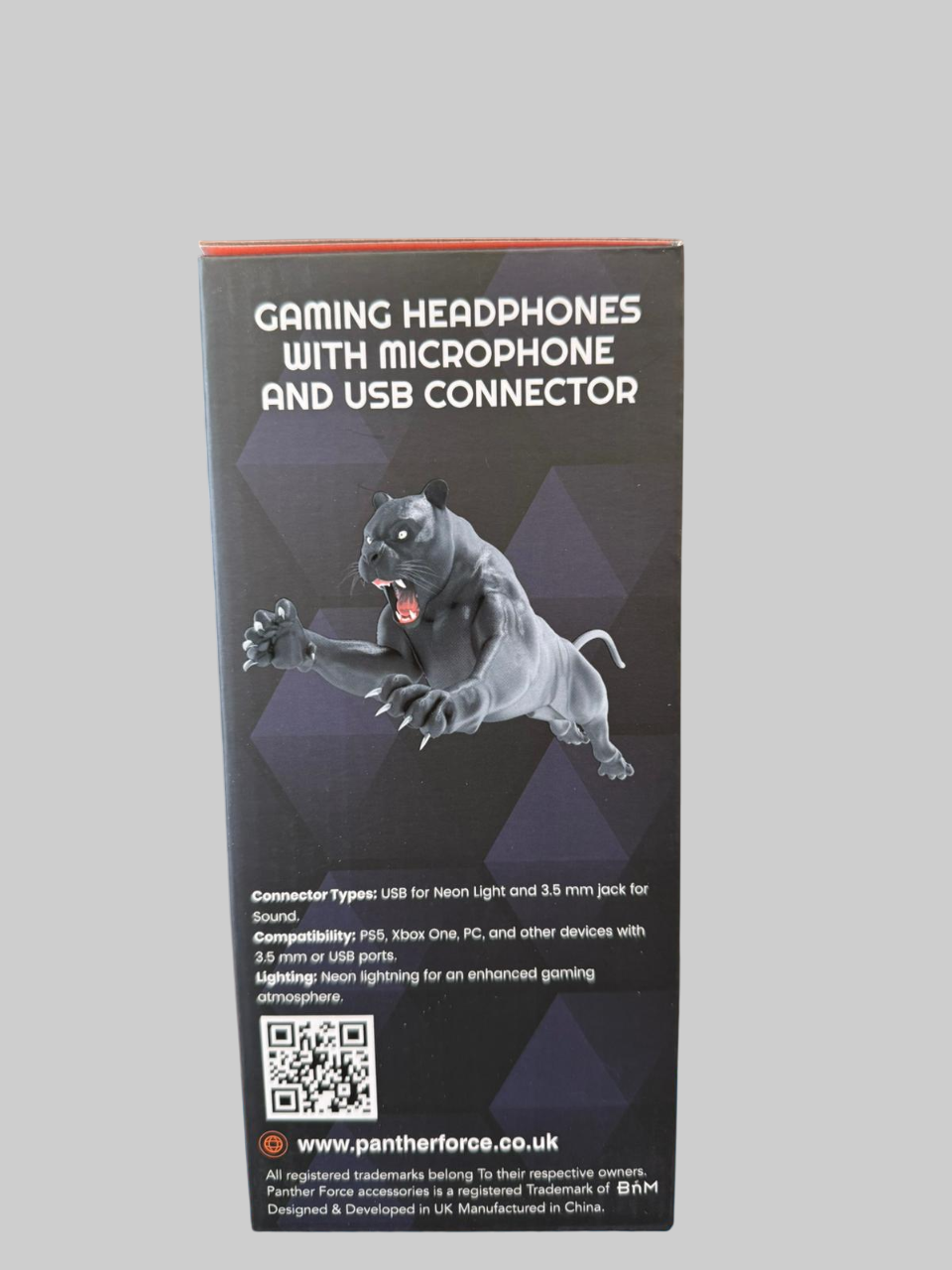 Panther Force PF142 Gaming Headset – USB Wired RGB Headphones with Mic