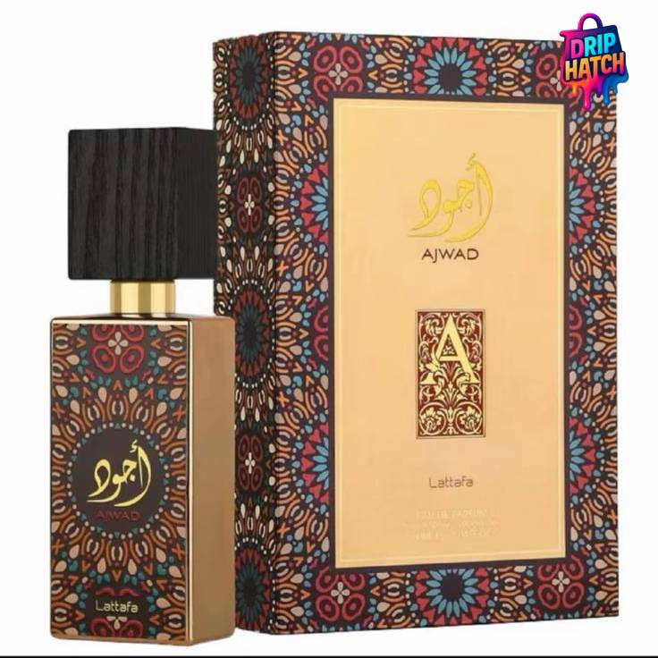 Ajwad by Lattafa – 60ml Eau de Parfum | Long-Lasting Unisex Arabic Scent