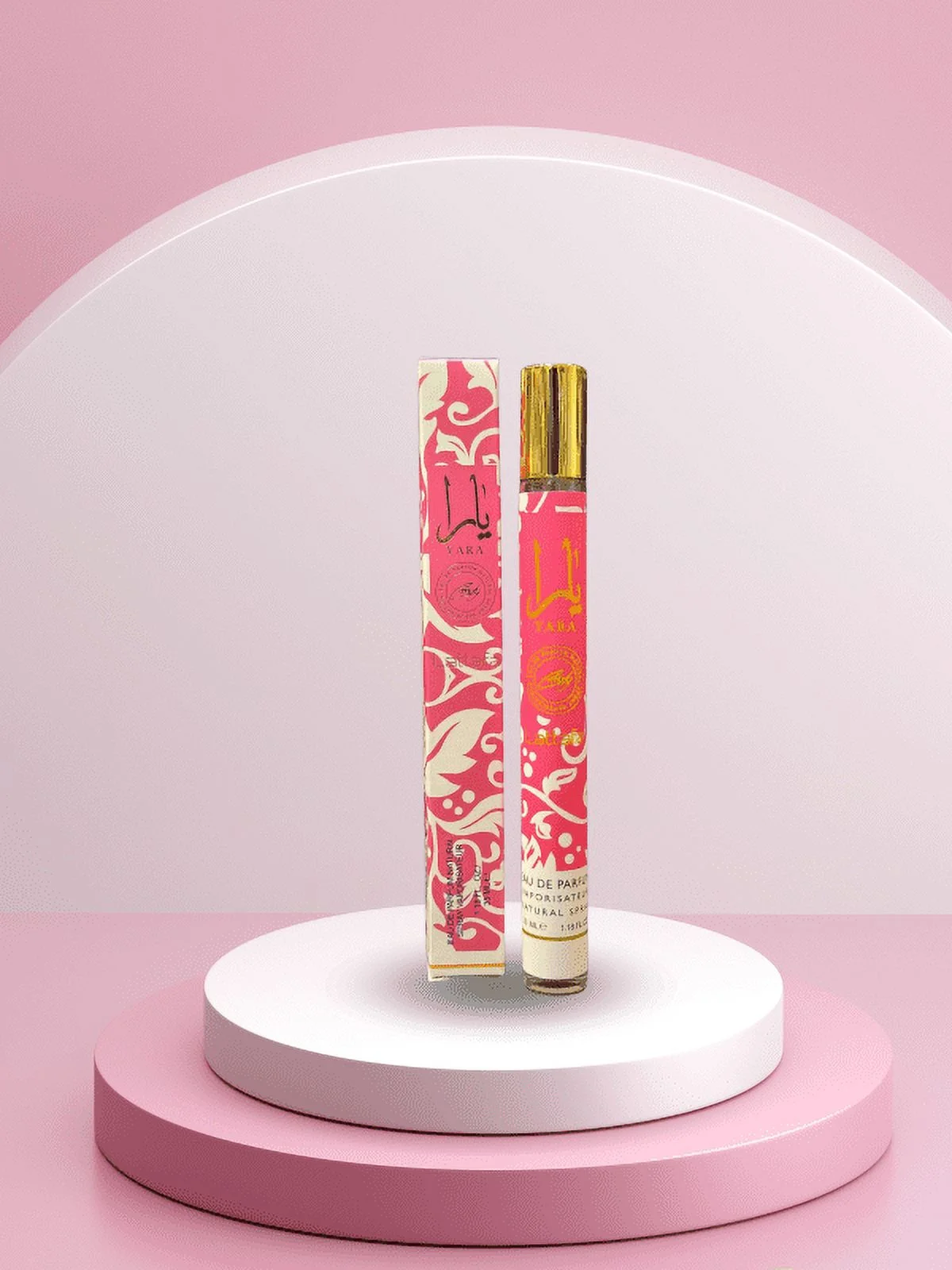 Lattafa Yara Moi Candy 35ml Stick Spray - Long Lasting Portable with Pheromones for Men Women - Clean Vibes Luxe Feels - Alcohol Free Sandalwood vanilla syrup musk and amber Scent