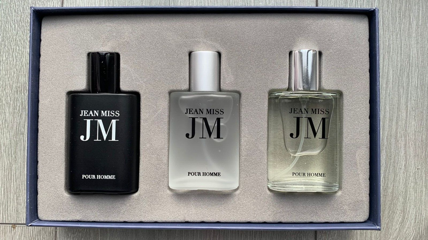 Jean Miss Men’s Cologne Set – 3 Fragrances (30ml Each)