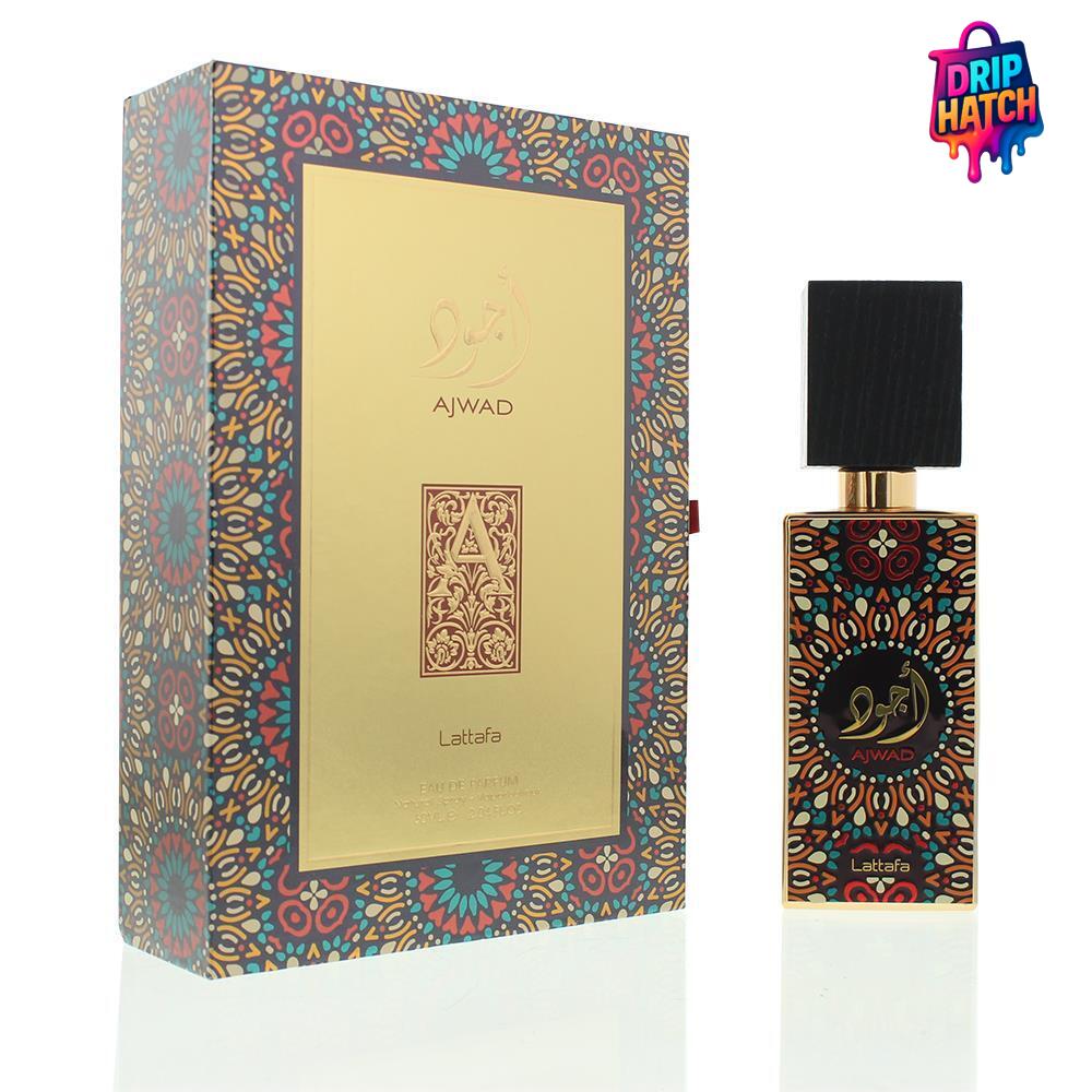 Ajwad by Lattafa – 60ml Eau de Parfum | Long-Lasting Unisex Arabic Scent