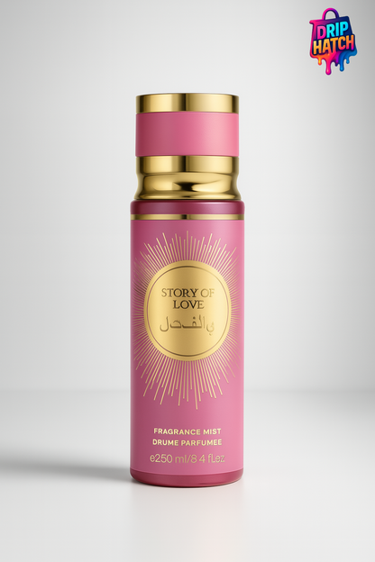 Arabic Mist Perfume Spray – 250ml | Elegant Scents: Mubarak & Love