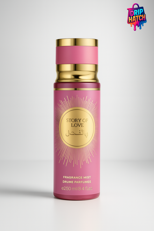 Arabic Mist Perfume Spray – 250ml | Elegant Scents: Mubarak & Love