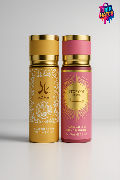 Arabic Mist Perfume Spray – 250ml | Elegant Scents: Mubarak & Love