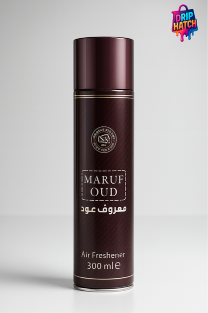 PACK OF 6 - Dubai Oud Room Spray – 300ml Air Freshener for Home, Office & Car