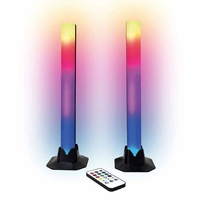 Global Gizmos Interactive Light Bars – RGB Desktop Ambience Lights