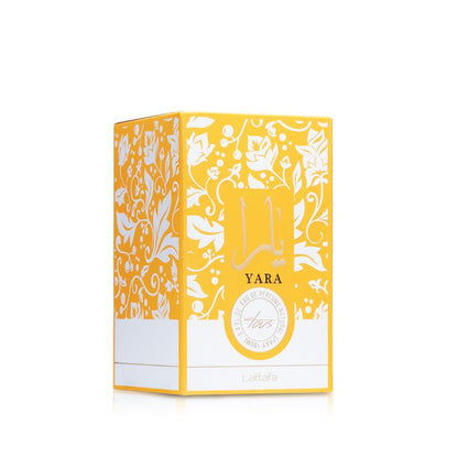 Lattafa Yara Tous - Tropical Fruity Floral Vanilla Eau de Parfum Long Lasting Fragrance for Women 100ml with Musk Notes in Elegant Yellow Glass Bottle