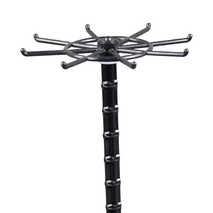 Jewelry Organizer Hanging Rack Rotating Jewelry Display Stand Necklace Holder Jewelry Hanger for Scrunchie Dresser Shows Countertop Bathroom Tall Black