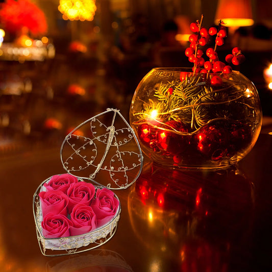 Soap Day Gift Rose Valentine's Flower Product Day Valentine's Artificial Decor White Flowers Decor Flor Artificial