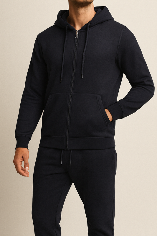 Men’s Fleece Zipper Tracksuit – 300 GSM Hoodie & Joggers Set | Drip Hatch