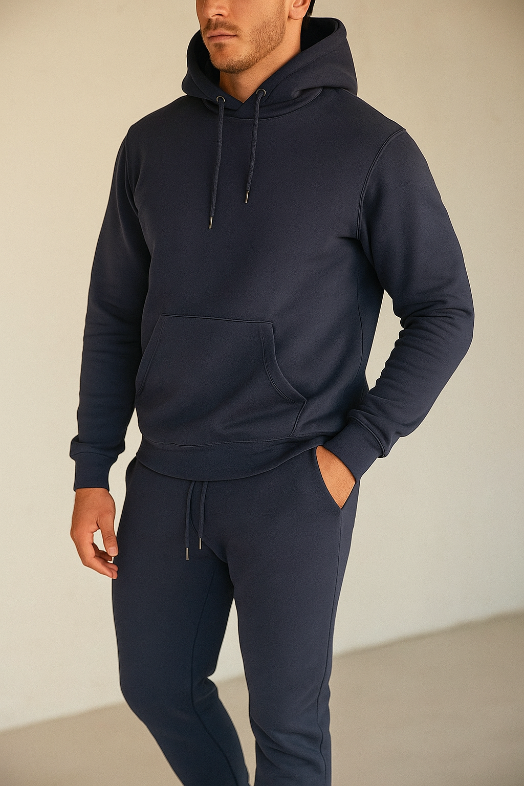 Men’s Hooded Fleece Tracksuit – 300 GSM Hoodie & Jogger Set | Drip Hatch