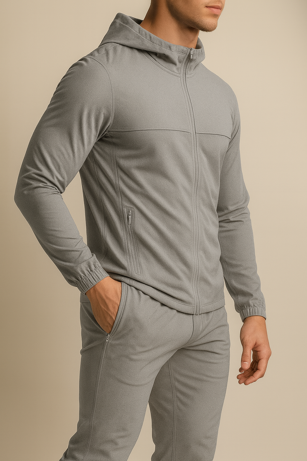 Windbreaker Tracksuit – Nylon Spandex Gym Set | Driphatch