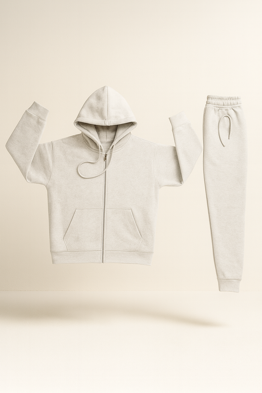 Ladies Zipper Fleece Tracksuit – 300 GSM Hoodie & Jogger Set | Drip Hatch