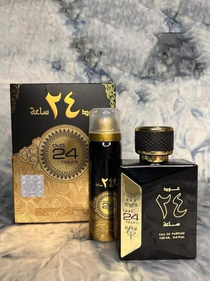 Arabic Perfume Oud 24 Hours Perfume For Men & Women 100ml (Long Lasting Refreshing Fragrance)