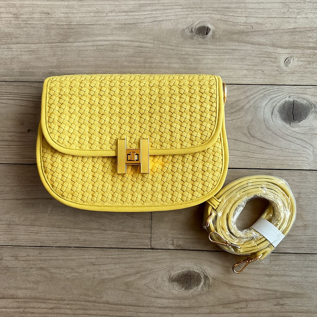 Sunflower Modern Faux Leather Crossbody Bag – Spacious Everyday Shoulder Purse