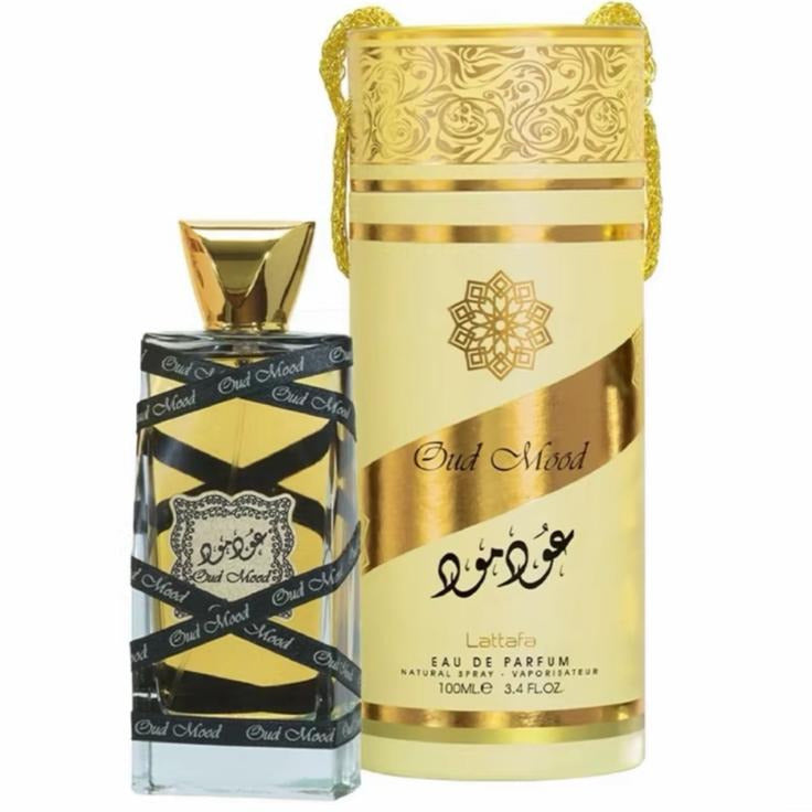 Lattafa Oud Mood GOLD 100 ml Unisex Eau de Parfum – Warm, Woody, Luxurious