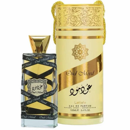 Lattafa Oud Mood GOLD 100 ml Unisex Eau de Parfum – Warm, Woody, Luxurious