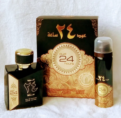 Arabic Perfume Oud 24 Hours Perfume For Men & Women 100ml (Long Lasting Refreshing Fragrance)
