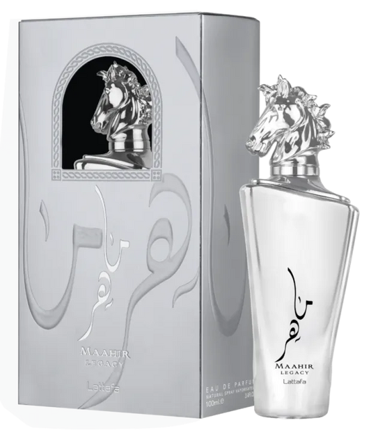Maahir Legacy by Lattafa – Men’s 3.4oz Eau de Parfum (100ml)