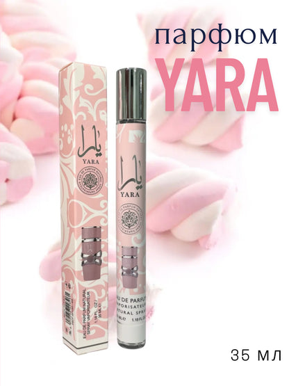 Lattafa Yara Moi Pink 35ml Stick Spray - Long Lasting Portable with Pheromones for Men Women - Clean Vibes Luxe Feels - Alcohol Free Orchid Heliotrope and Tangerine Gourmand Accord