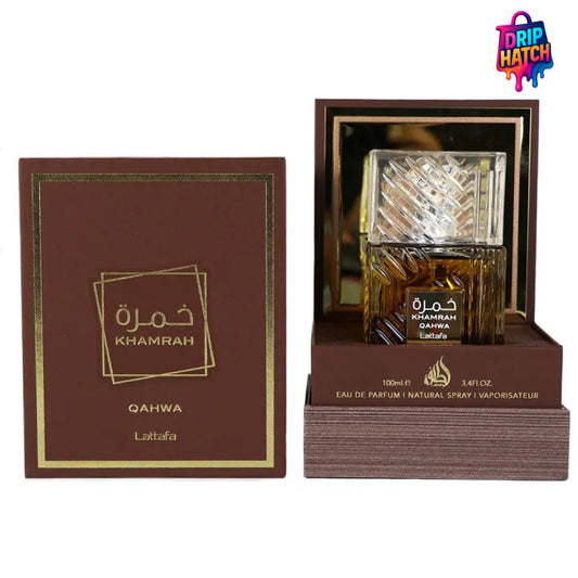 Lattafa Khamrah Qahwa – 100ml Eau de Parfum for Men & Women | Coffee & Spice Arabic Perfume