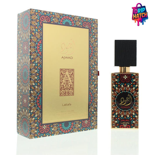 Ajwad by Lattafa – 60ml Eau de Parfum | Long-Lasting Unisex Arabic Scent